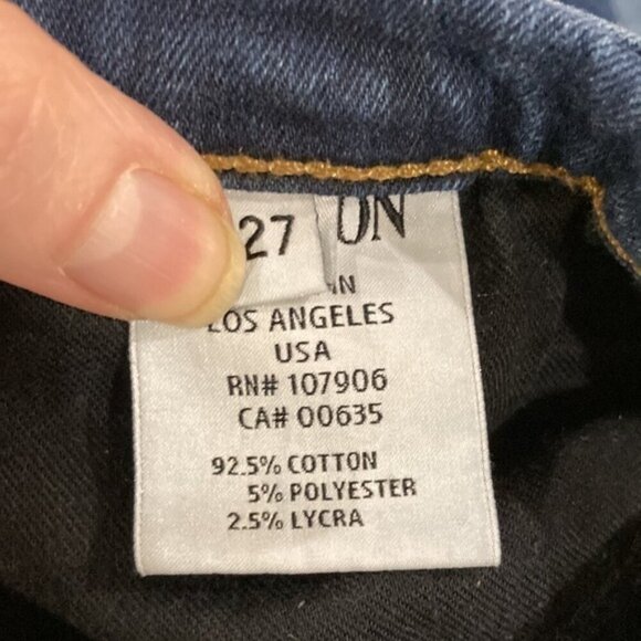 Hudson Jeans Super Skinny Nico Midrise Blue Jean 27/29 - Picture 12 of 15